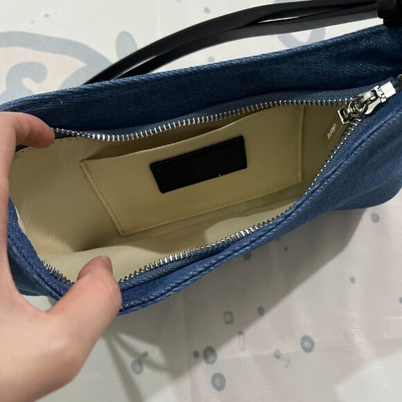 Jacquemus Le Bisou Perle Denim Shoulder Bag - Picture 7 of 7